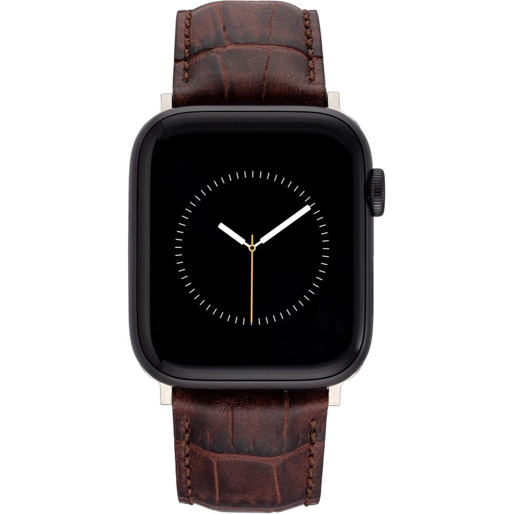 imageVince Camuto Fashion Bands for Apple Watch Secure Adjustable Apple Watch Replacement Band Fits Most WristsBrown