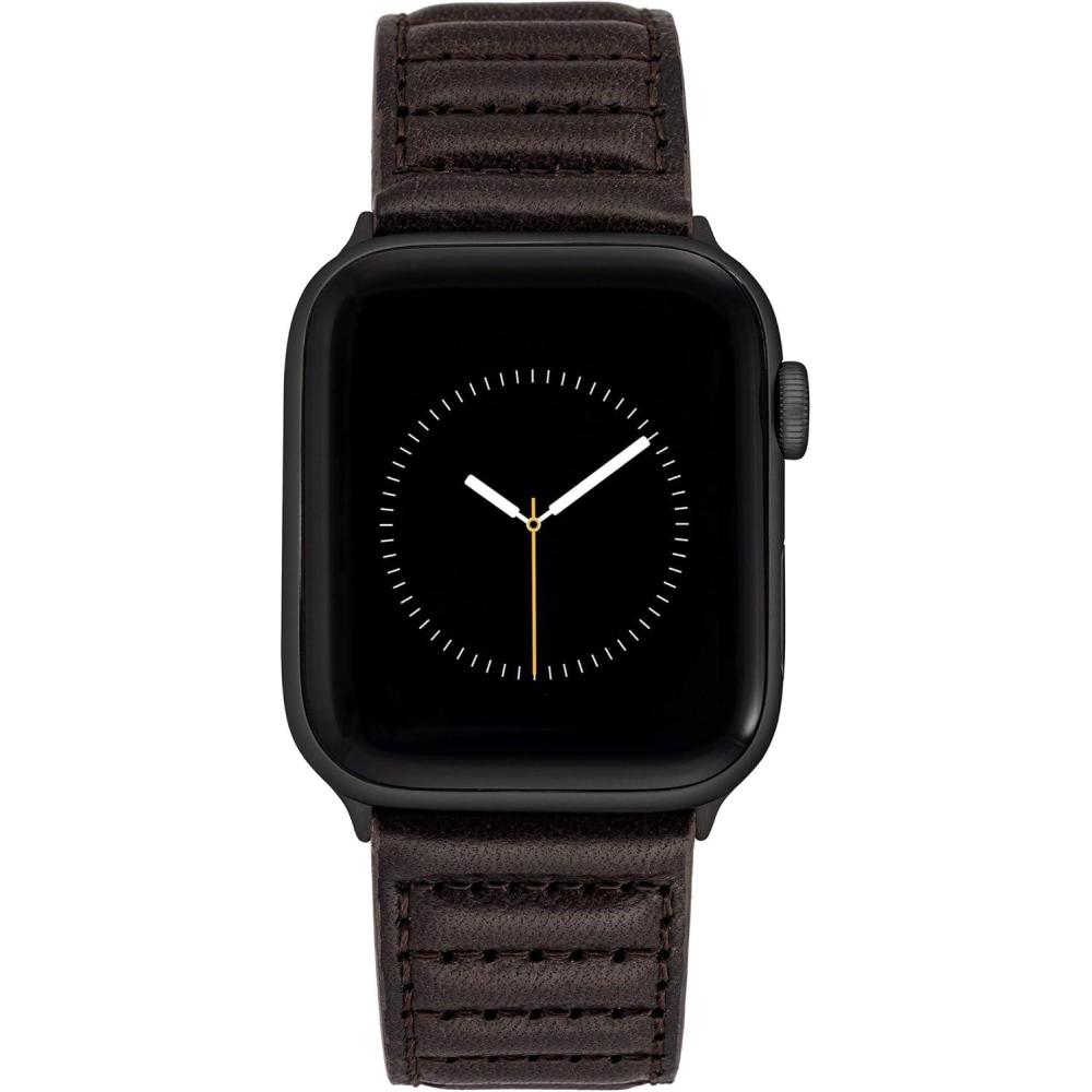 imageVince Camuto Fashion Bands for Apple Watch Secure Adjustable Apple Watch Replacement Band Fits Most WristsDark Grey