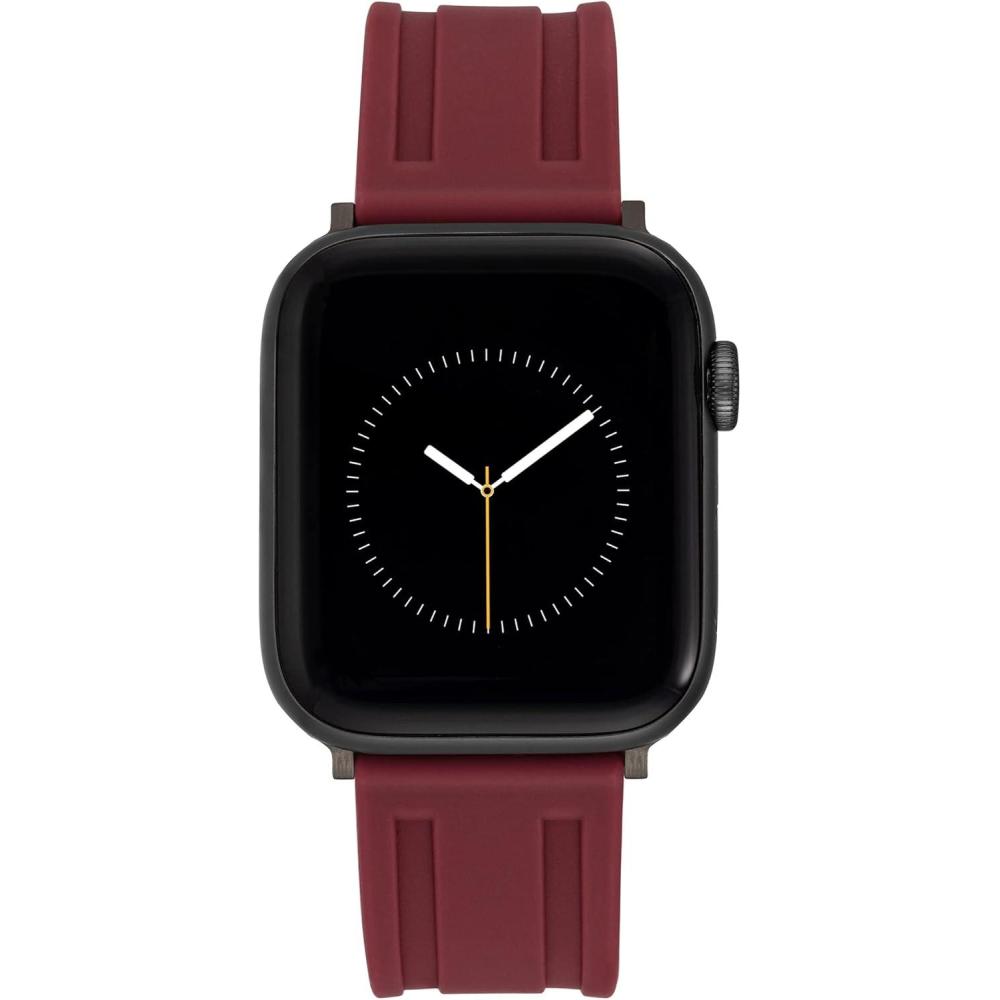 imageVince Camuto Fashion Bands for Apple Watch Secure Adjustable Apple Watch Replacement Band Fits Most WristsDark Purple