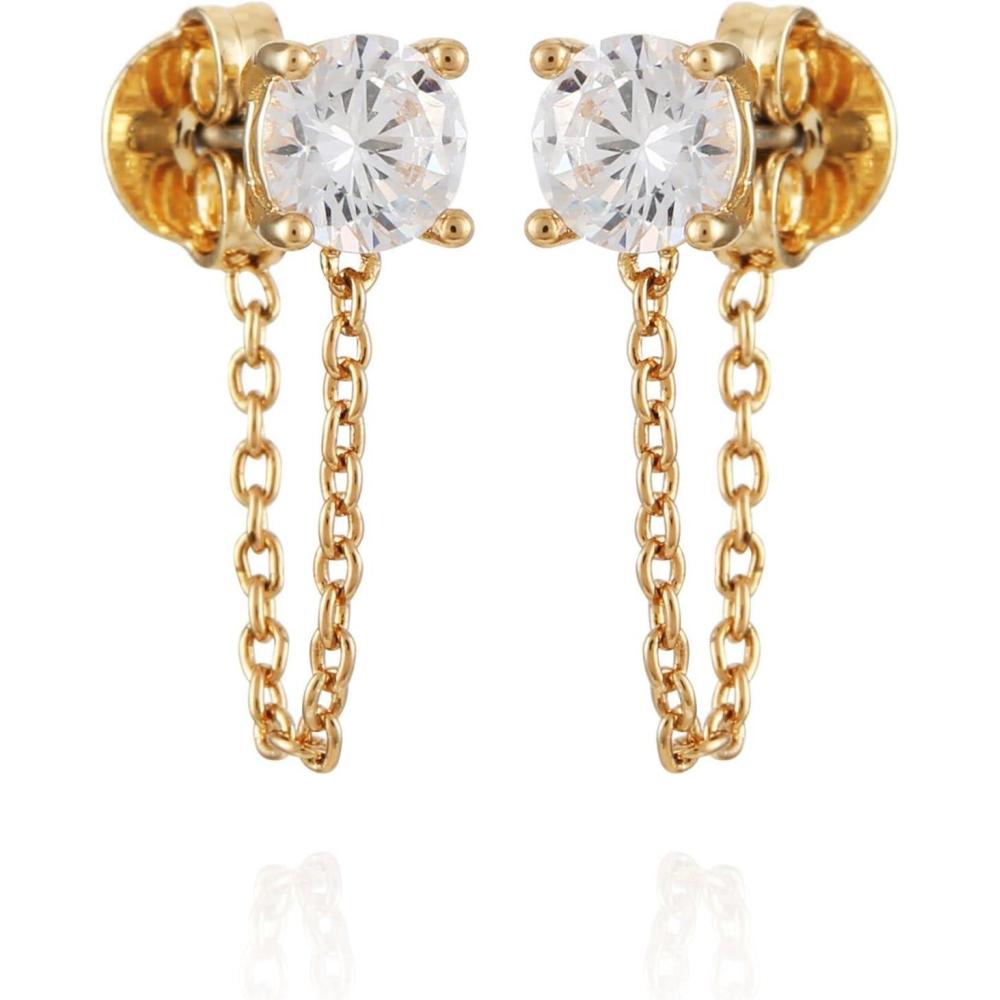 imageVince Camuto Goldtone Chain Stud Earrings for Women