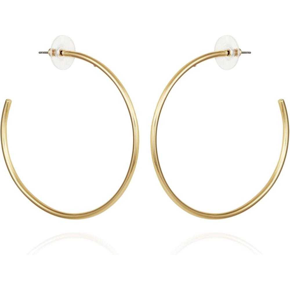 imageVince Camuto Goldtone Large Open Hoop Earrings For Women