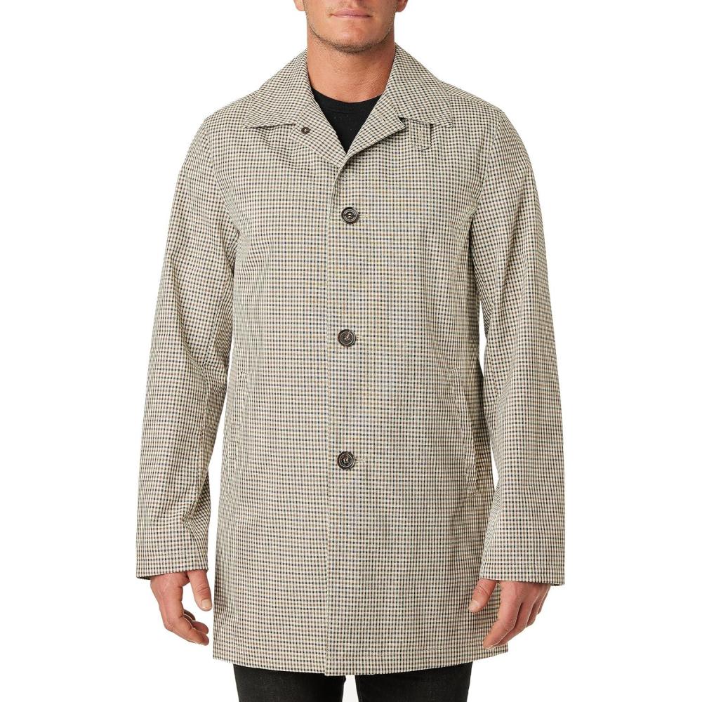 imageVince Camuto Mens Trench CoatMulticolor
