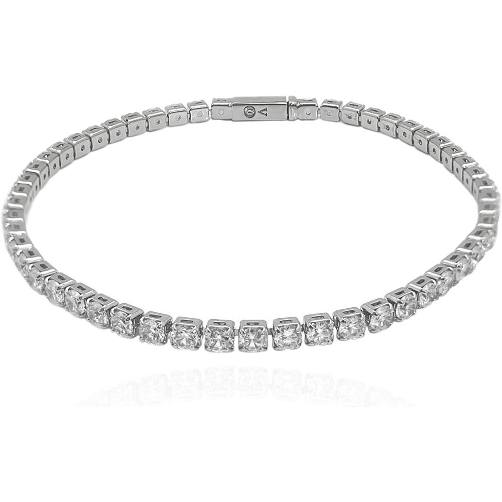 imageVince Camuto SilverTone CZ Tennis Bracelet