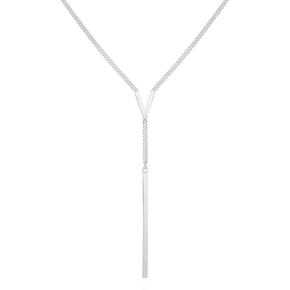 imageVince Camuto Silvertone Lariat Y Necklace For Women