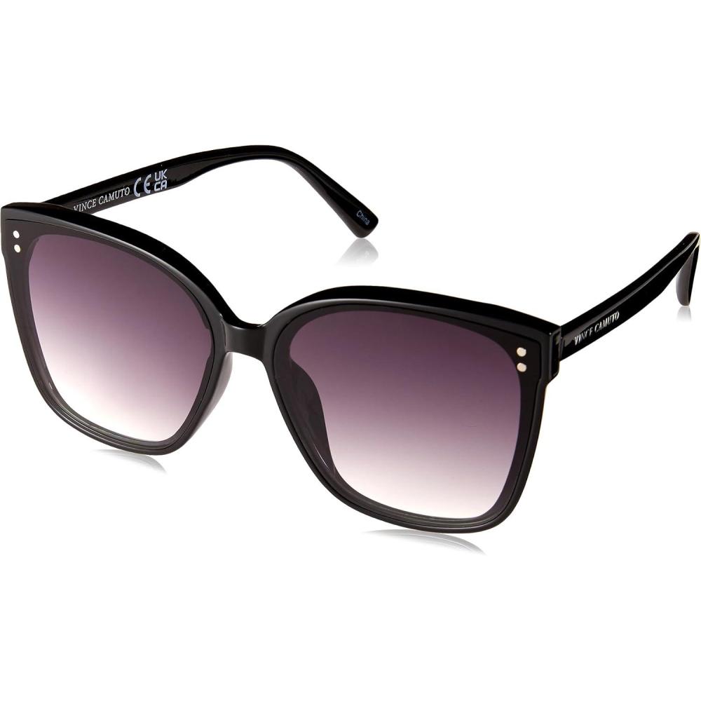 imageVince Camuto Womens Glamorous 100 UV Protective Square SunglassesBlack