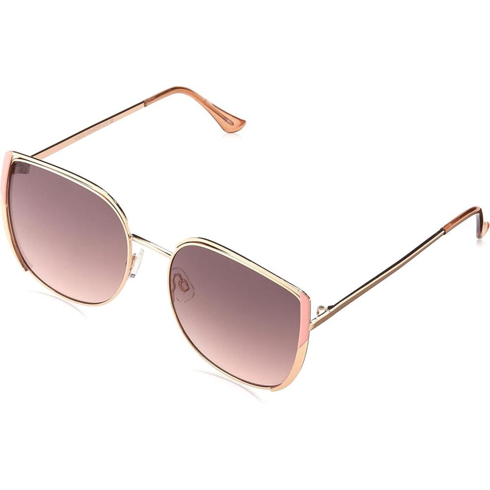 imageVince Camuto Womens Glamorous 100 UV Protective Square SunglassesGold  Rose