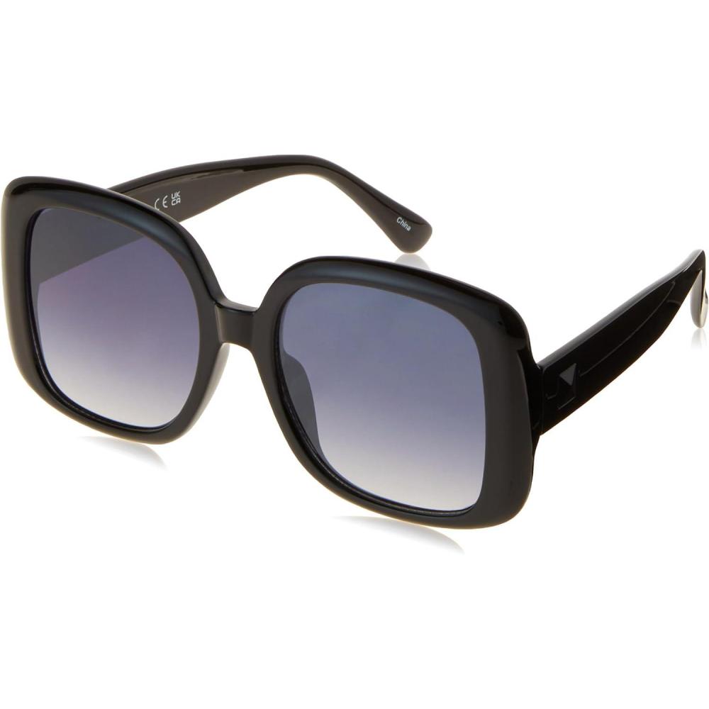imageVince Camuto Womens Vc1125 Oversized 100 Uv400 Protective Square Sunglasses Luxe Gifts for Her 52 MmBlack