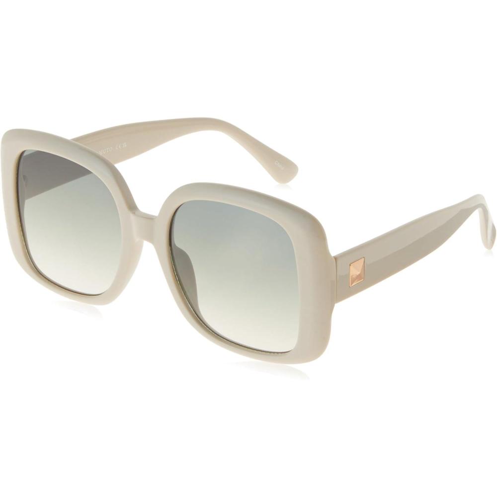 imageVince Camuto Womens Vc1125 Oversized 100 Uv400 Protective Square Sunglasses Luxe Gifts for Her 52 MmIvory