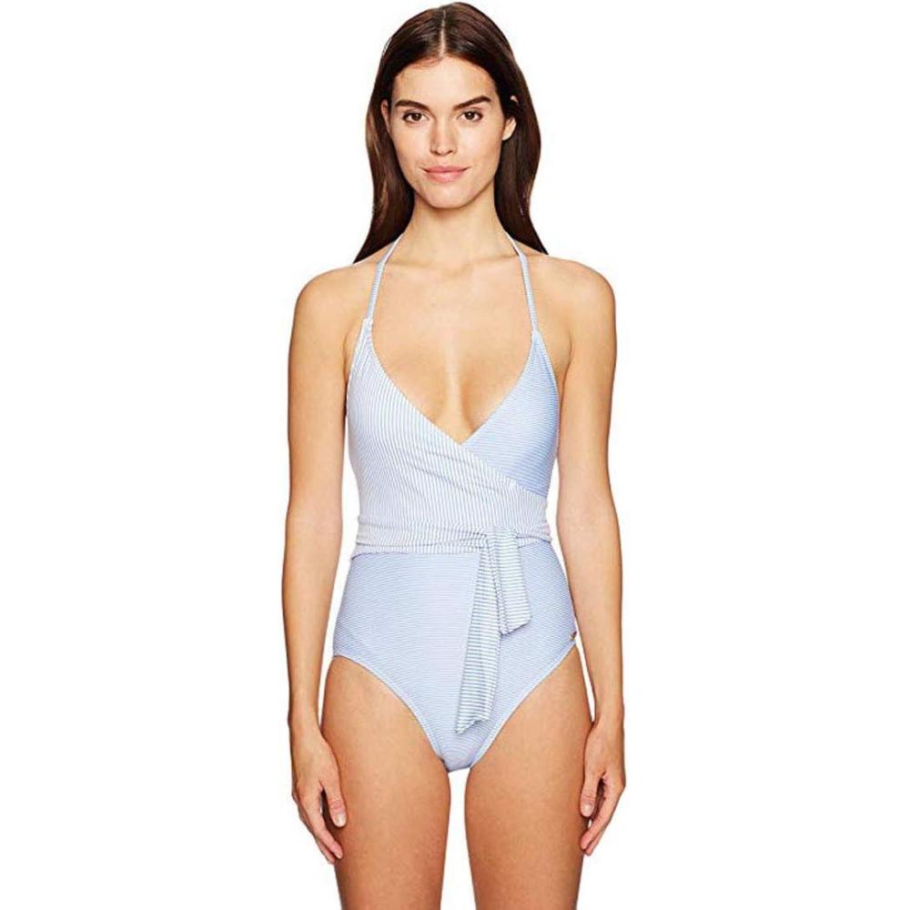 imageVince Camuto Womens Wrap Tie One Piece SwimsuitLagoon