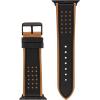 Vince Camuto Fashion Bands for Apple Watch, Secure, Adjustable, Apple Watch Replacement Band, Fits Most Wrists(Black/Camel Brown)