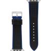 Vince Camuto Fashion Bands for Apple Watch, Secure, Adjustable, Apple Watch Replacement Band, Fits Most Wrists(Black/Dark Blue)