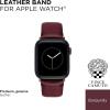 Vince Camuto Fashion Bands for Apple Watch, Secure, Adjustable, Apple Watch Replacement Band, Fits Most Wrists(Leather Band for Apple Watch Burgundy)