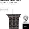 Vince Camuto Fashion Bands for Apple Watch, Secure, Adjustable, Apple Watch Replacement Band, Fits Most Wrists(Metal Band for Apple Watch Black)