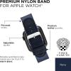 Vince Camuto Fashion Bands for Apple Watch, Secure, Adjustable, Apple Watch Replacement Band, Fits Most Wrists(Navy Nylon)