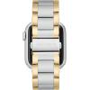 Vince Camuto Fashion Bands for Apple Watch, Secure, Adjustable, Apple Watch Replacement Band, Fits Most Wrists(Two Tone Gold & Silver)