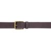 Vince Camuto Mens Jean Belt | Black Belt Width | Genuine Leather Belt | Nickle Belt Buckle(Brown)