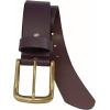 Vince Camuto Mens Jean Belt | Black Belt Width | Genuine Leather Belt | Nickle Belt Buckle(Brown)