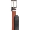 Vince Camuto Men’s Reversible Black to Tan Genuine Leather Belt(Tan/Black)