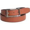 Vince Camuto Men’s Reversible Black to Tan Genuine Leather Belt(Tan/Black)