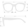 Vince Camuto Vc102 Classic 100% Uv Protective Women’s Rectangular Sunglasses. Luxe Gifts for Her, 52 Mm(Black & Grey)