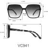 Vince Camuto Vc941 Oversized Geometric 100% Uv Protective Women’s Hexagonal Sunglasses. Luxe Gifts for Her, 59 Mm(Brown & Tortoise)