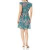 Vince Camuto Women’s Casual Float Babydoll Dress(Teal)