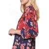 Vince Camuto Women’s Casual Printed Trapeze Dress(Persimmon)