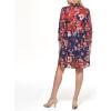 Vince Camuto Women’s Casual Printed Trapeze Dress(Persimmon)