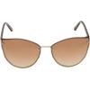 Vince Camuto Women’s Glamorous 100% UV Protective Square Sunglasses(Gold)