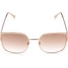 Vince Camuto Women’s Glamorous 100% UV Protective Square Sunglasses(Rose Gold & Nude)