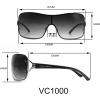 Vince Camuto Women’s Glamorous 100% UV Protective Square Sunglasses(Rose Gold & Rose)
