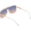 Vince Camuto Women’s Glamorous 100% UV Protective Square Sunglasses(Rose Gold & White)