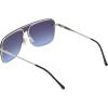 Vince Camuto Women’s Glamorous 100% UV Protective Square Sunglasses(Silver & Blue)