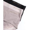 Vince Camuto Women’s Hipster Underwear, Soft Seamless Lace, Breathable Ladies Panties, 3/6 Pack, Ropa Interior de Mujer(Black/Soft Violet/Taupe (3pk))