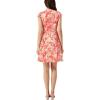 Vince Camuto Women’s Jacquard Cap Sleeve Fit and Flare(Pink)