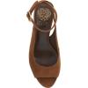 Vince Camuto Women’s Pavles Heeled Sandal(Burnt Sugar Suede)