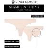 Vince Camuto Women’s Underwear, Breathable Seamless Thong, No Show Ladies Panties, 5 Pack(Rose Assorted (5 Pack))