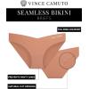 Vince Camuto Women’s Underwear Seamless Bikini, No Show Breathable Ladies Panties, Soft and Stretchy, Ropa Interior, 5 Pack(Chai/Balet/Black)