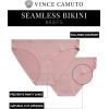 Vince Camuto Women’s Underwear Seamless Bikini, No Show Breathable Ladies Panties, Soft and Stretchy, Ropa Interior, 5 Pack(Peony/Rose/Lilac/Woodrose/Black)