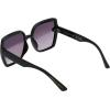 Vince Camuto Women’s Vc1064 Oversized 100% Uv Protective Square Sunglasses. Luxe Gifts for Her, 62 Mm(Black)