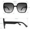 Vince Camuto Women’s Vc1064 Oversized 100% Uv Protective Square Sunglasses. Luxe Gifts for Her, 62 Mm(Tortoise)