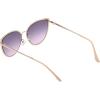 Vince Camuto Women’s Vc1083 Vintage Metal 100% Uv Protective Cat Eye Sunglasses. Luxe Gifts for Her, 57 Mm(Gold & Nude)