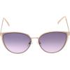Vince Camuto Women’s Vc1083 Vintage Metal 100% Uv Protective Cat Eye Sunglasses. Luxe Gifts for Her, 57 Mm(Gold & Nude)