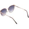Vince Camuto Women’s Vc1083 Vintage Metal 100% Uv Protective Cat Eye Sunglasses. Luxe Gifts for Her, 57 Mm(Rose Gold)