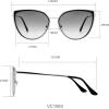 Vince Camuto Women’s Vc1083 Vintage Metal 100% Uv Protective Cat Eye Sunglasses. Luxe Gifts for Her, 57 Mm(Silver)