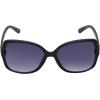 Vince Camuto Women’s Vc1086 Butterfly 100% Uv Protective Rectangular Sunglasses. Luxe Gifts for Her, 59 Mm(Black)