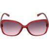 Vince Camuto Women’s Vc1086 Butterfly 100% Uv Protective Rectangular Sunglasses. Luxe Gifts for Her, 59 Mm(Red)