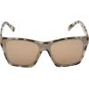 Vince Camuto Women’s Vc1089 Shield 100% Uv Protective Square Sunglasses. Luxe Gifts for Her, 140 Mm(Oatmeal Tortoise)