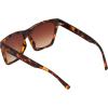 Vince Camuto Women’s Vc1089 Shield 100% Uv Protective Square Sunglasses. Luxe Gifts for Her, 140 Mm(Tortoise)