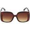 Vince Camuto Women’s Vc1125 Oversized 100% Uv400 Protective Square Sunglasses. Luxe Gifts for Her, 52 Mm(Brown)